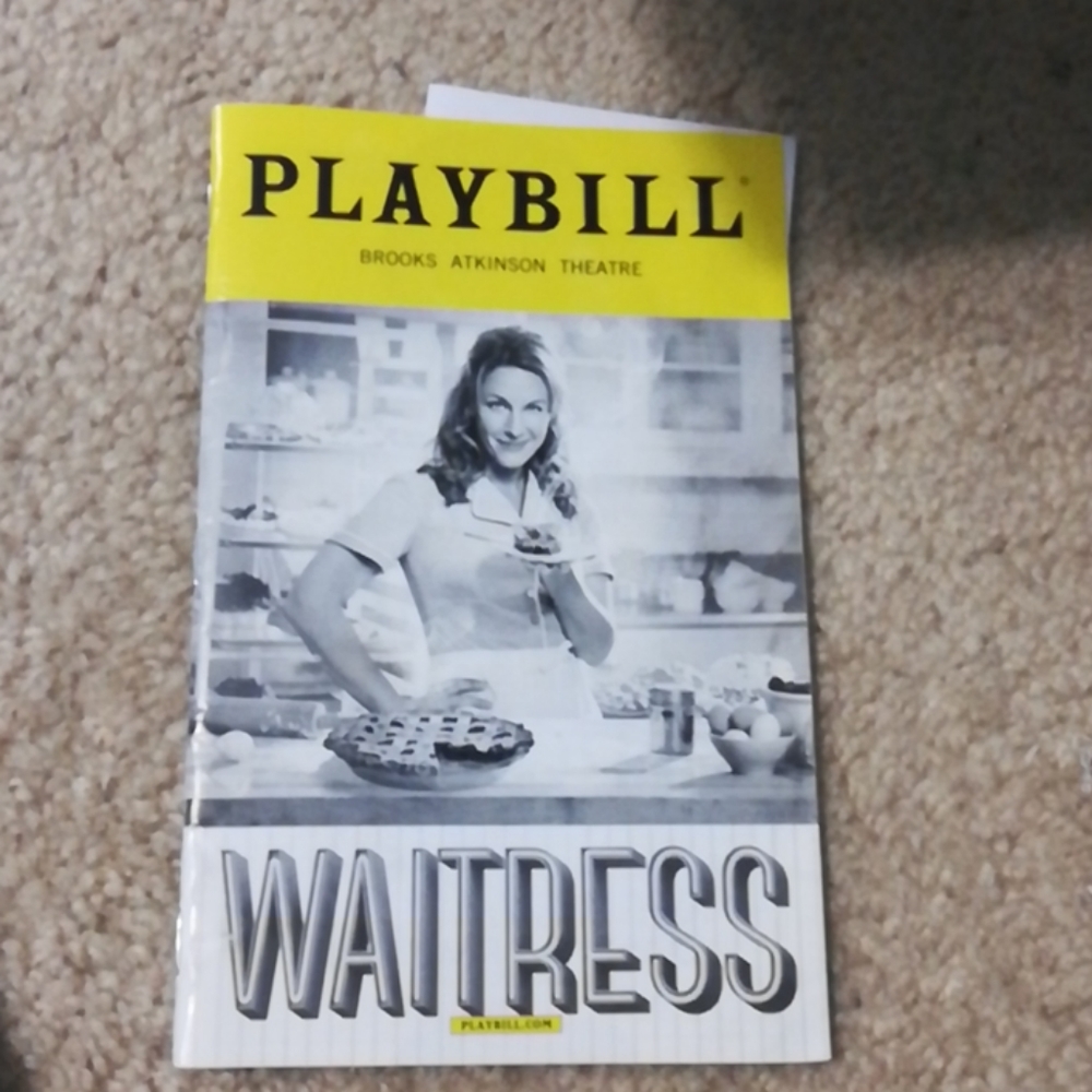 Waitress Broadway Playbill Program 2017
